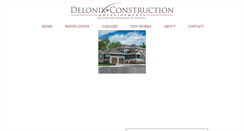 Desktop Screenshot of delonixconstruction.com