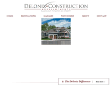 Tablet Screenshot of delonixconstruction.com